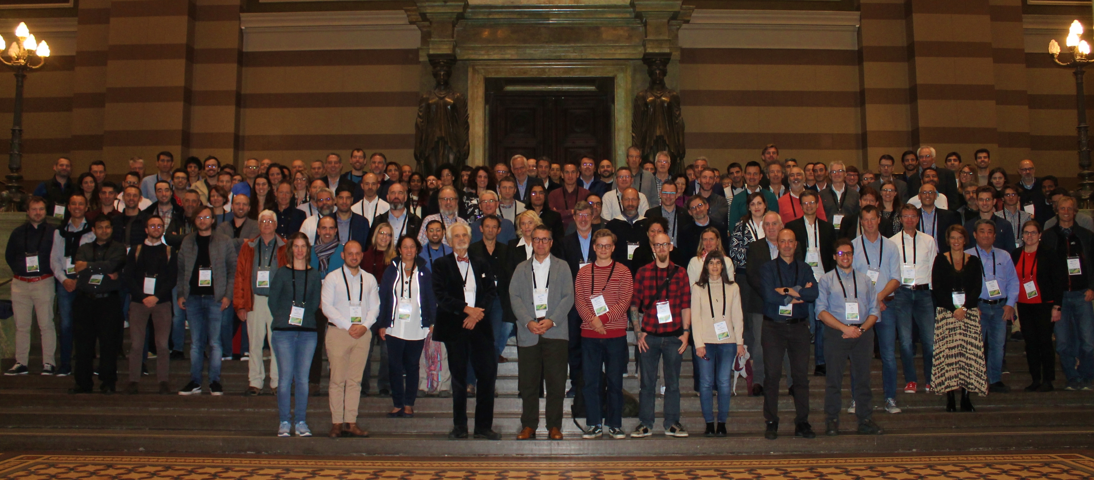 The 12th HL-LHC Collaboration Meeting brought together more than 150 participants in Uppsala, Sweden, from 19 to 22 September 2022. HiLumi participants stand on the stairs of the Uppsala University Main Building for the traditional group picture.