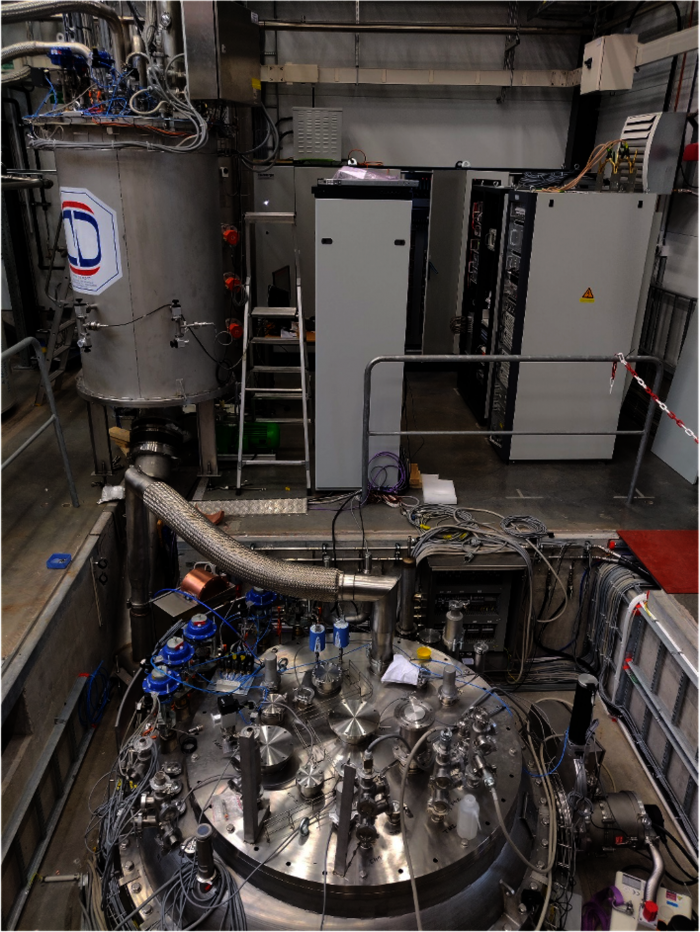 The Gersemi vertical cryostat. (Image: CERN)
