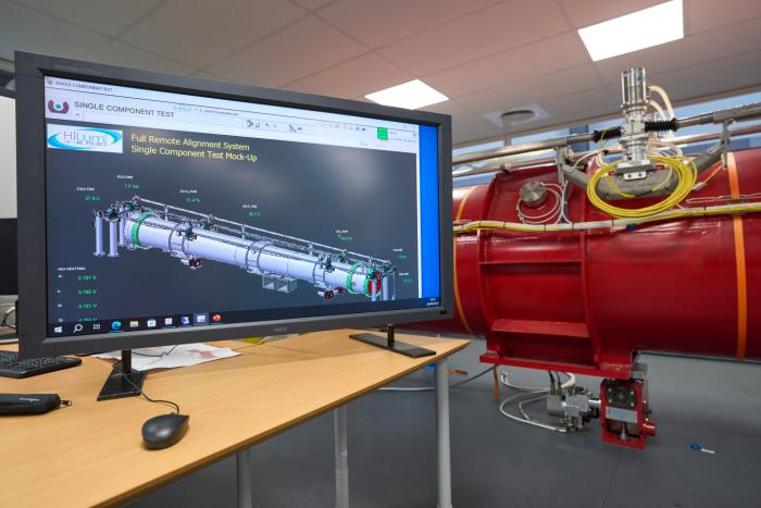 Solutions for the new remote alignment system (FRAS) have been defined and validated using a test model. (Image: CERN)