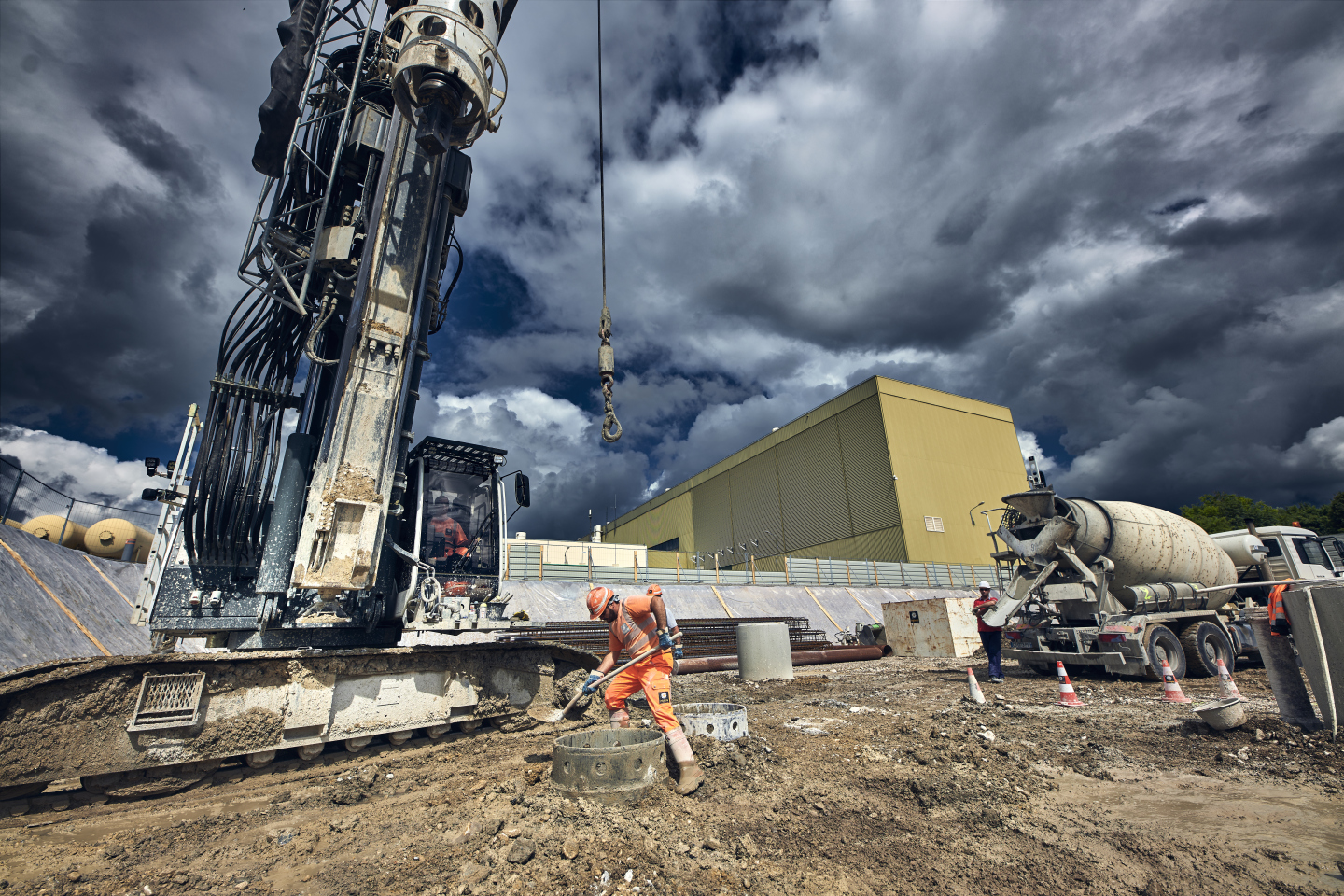 Ground-breaking ceremony for the High-Luminosity LHC
