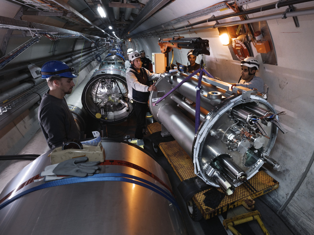 HL-LHC equipment installed on both sides of the ALICE experiment
