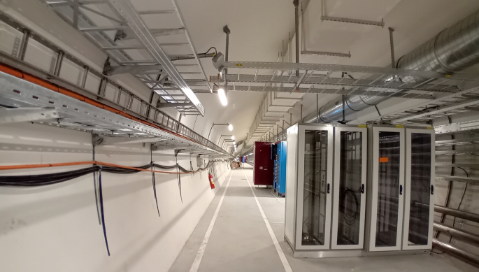 A year of works in the HiLumi LHC underground and surface buildings