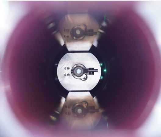 Installation of Laser Engineered Demonstrator Chamber in the LHC